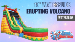 Volcano Water Slide - 19'