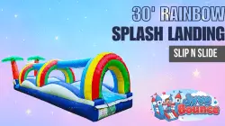 30' Rainbow Slip-N-Slide